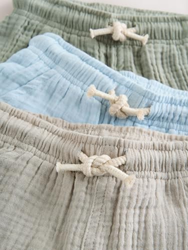 Pantalones cortos sin cierre pack de 3 textura extra suave para niños 2