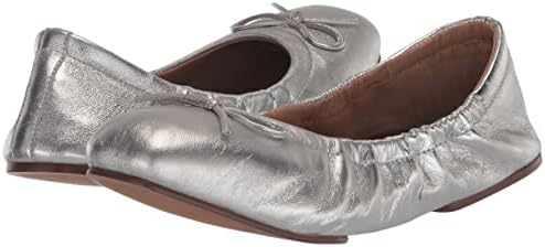 Seychelles Women's Breathless Ballet Flat, Silver, 8 | Image 6