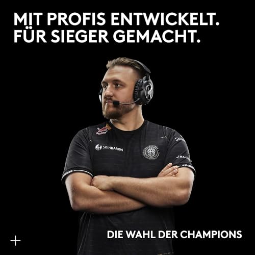 Logitech G PRO X 2 Lightspeed Wireless Gaming Headset, Detachable Boom Mic 50mm Graphene Driver, DTS:X Headphones 2.0-7.1 Surround, Bluetooth/USB/3.5mm Aux, PC, PS5, PS4, Nintendo Switch - Black