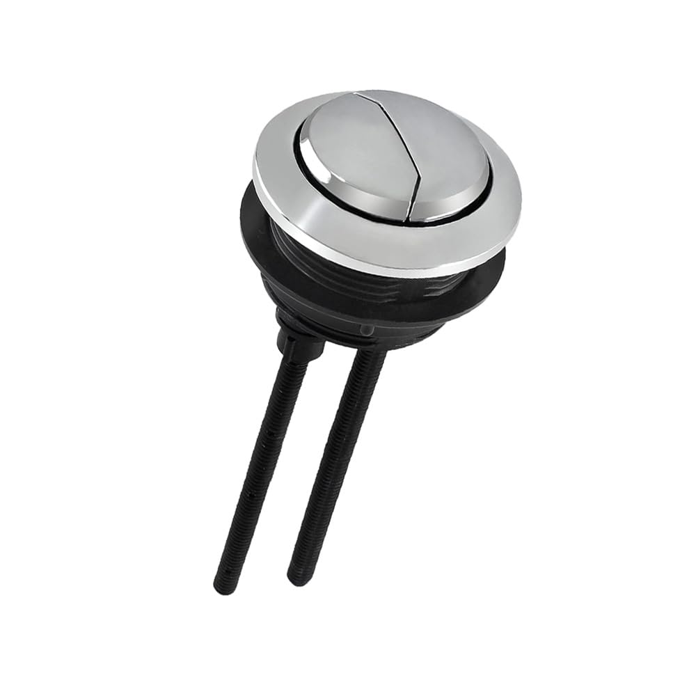 Botón de descarga de inodoro, accesorios de repuesto de cisterna con botones de doble pulsador de 49 mm-55 mm para reparación del tanque de agua del inodoro del baño