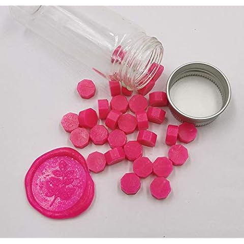 Gpeal 80 Pieces Rose Sealing Wax Beads Wax Seal Stamp Melts Metallic Wax Beads Wedding Invitations Gift Cards Party Envelopes Gift Packages Sealing Wax Kit Cover