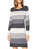 Special Size Type: Standard edc by ESPRIT Damen Essential Strick Kleid, 023/DARK Grey 4, M