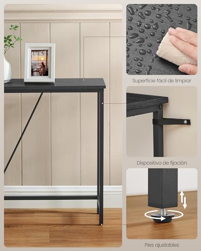 Mesa de sofá delgada para salones modernos y entradas compactas 6