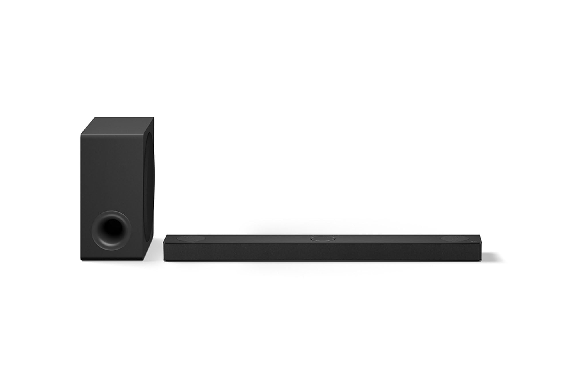 LG S80TY - Barra de Sonido, Bluetooth, 480W de Potencia, 3.1.3 Canales con Subwoofer, Dolby Atmos, DTS Virtual, Wi-Fi, HDMI e-ARC, IA Ready, Negro