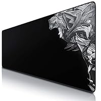 TITANWOLF - Übergröße Mauspad Gaming Titanwolf 1200x400mm - XXXL Mousepad groß mit Motiv - Tischunterlage Large Size - verbessert Präzision und Geschwindigkeit - XXL für Logitech Maus und Tastatur – Ansicht 1
