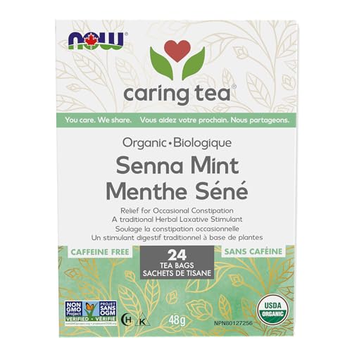 NOW thé soin Senna Menthe 24 sachets