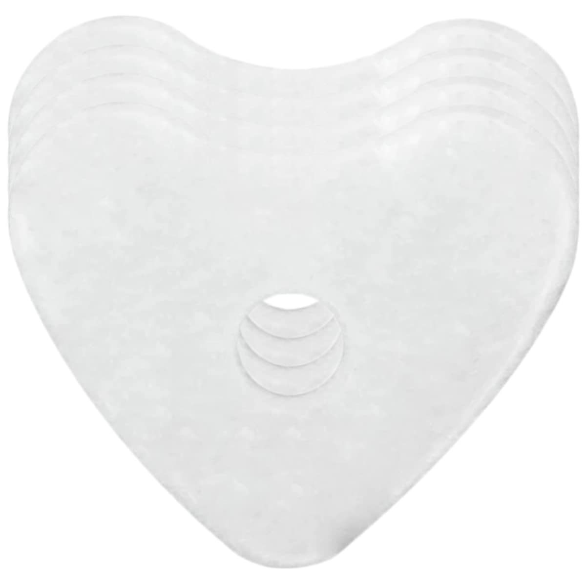 SDYGDB 4 Pack Cat Water Fountain Filters Activated Carbon Filters for Automatic Cat Drinking Fountain Heart Shaped Pet Fountain Filter Set Cat Fountain Filter Replacement