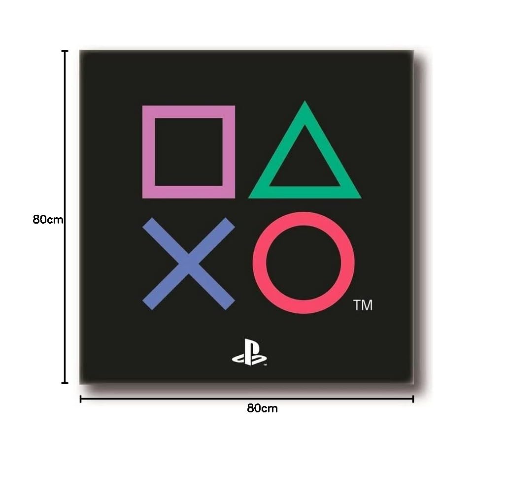 Amazon | PlayStation Square Rug - Playstation Controller Icons