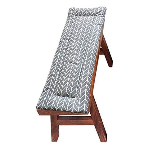 jHuanic Cojín de Banco de Algodón de 100/120 cm Cover