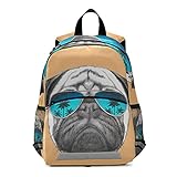 Kreatives Design: Der Rucksack ist mit einem abnehmbaren Zügel und Brustclip ausgestattet, der hilfreich ist, um Kleinkinder in Menschenmengen oder bei Familienausflügen nah und sicher zu halten, Brustclip kann verhindern, dass Kinder Schultergurte verrutschen, reflektierende Streifen halten Kleinkinder sicher in der Nacht.