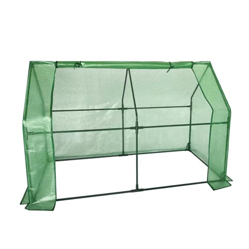 Kelived Portable Cold Frame Greenhouse - Indoor Outdoor Small Greenhouses with Steel Frame & Durable PE Cover to Protect Plants from Frost Animals & Rain 72.8 Lx37.4 W x47.2 H