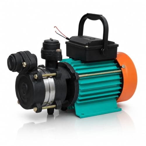 Image of CRI ELSA MAX 100 1HP Self Priming Monoblock Water Pump | High Pressure Domestic Pump | 4500 LPH High Flow | 100m Head | 8m Suction Lift | Home Garden Tank Filling