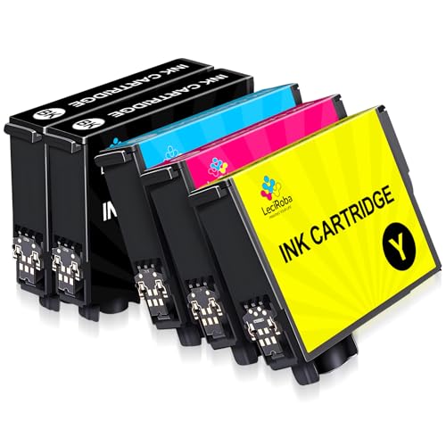 LeciRoba 603xl Reemplazo para Tinta epson 603xl y Cartuchos epson 603,para Epson XP-2100 XP-2150 2155 XP-2155 XP-3100 XP-3150 XP-4100 XP-4150 Workforce WF-2810 WF-2820 WF-2840 WF-2870 (5 Paquetes)