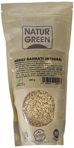 NaturGreen Arroz Basmati Integral Bio 500 g Pack 12 unidades