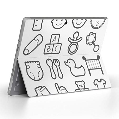 igsticker Surface Go/Surface Go 2 専用スキンシール サーフェス go シール スキン 保護 フィルム ステッカー アクセサリー 015553 赤ちゃん ベイビー ベビーシャワー