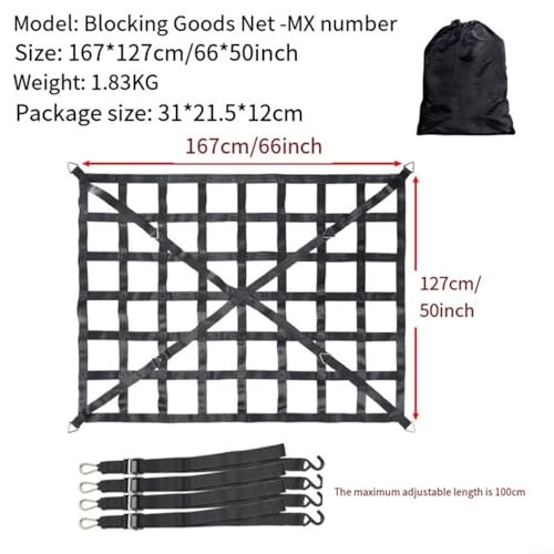 Filet de chargement robuste pour camion en maille polyester de qualité - 5