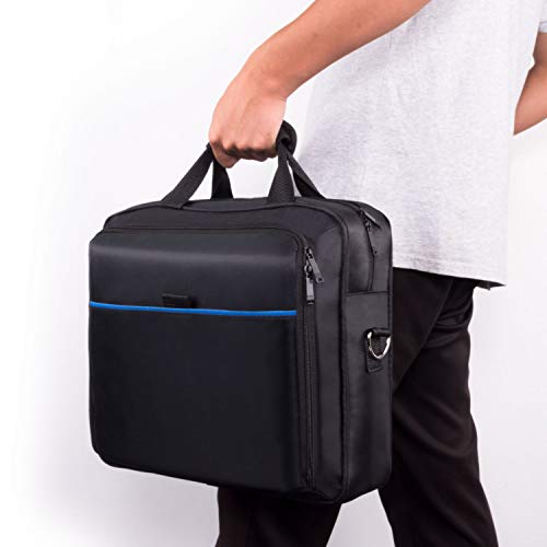 PS4 Bag PS4 Carrying Travel Case Protective Shoulder Bag for PS4 Slim & PS4 Pro, Gaming Console, Controllers and Other Accessories - Thumbnail 4