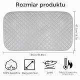 YYTECH Mata do prasowania 48 x 85 cm poduszka do prasowania na stół i podróż