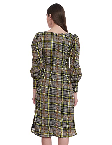 Image of Marie Claire Women's Polyester A-Line Midi Casual Dress