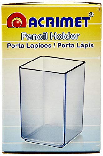 Porta Lápis, Acrimet, 933-3/CR, Cristal