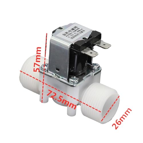 Électrovanne plastique 3/4" 220V alternative normalement ouverte pour contrôle d'eau - 7