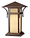 Hinkley Harbor Collection One Light Large Outdoor Pier Mount, Anchor Bronze