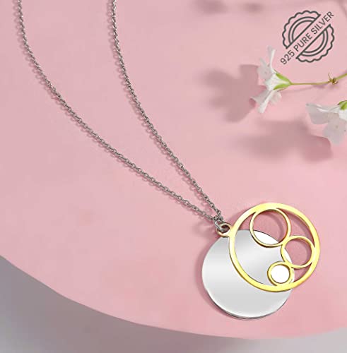 Image of Miss Highness 925 Silver Butterfly Pendant Necklace for Women & Girls | Daily Wear | Silver Jewellery With Authenticity Certificate | Gift for Girlfriend Wife | With Chain Pendant