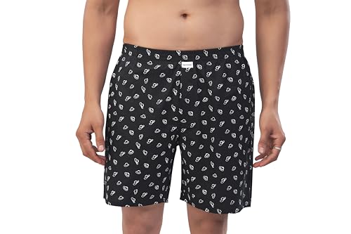 Image of Nermosa Men's Pure Cotton Printed Boxer Shorts - Soft, Breathable, All-Day Comfort (Pack of 3) | Boxers |
