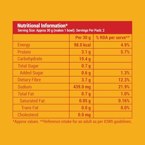 Slurrp Farm No Maida, No MSG Instant Noodles | Magic Masala | Not Fried, Millet Noodles, 4 X 57 g