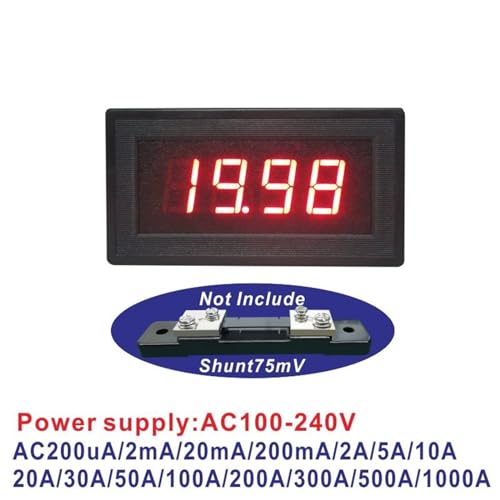 Compteur de courant LED AC 220V YB5135B pour tableau électrique maison