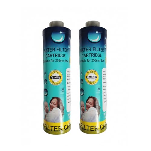 Image of Aquafobes 9 inch Inchi PP Yarn MLT Wound Water Cartridge Filter Candle (2 Pcs) Suitable for 10 inch Inchi Pre-Filter Housing - Compatible with All Kind of RO Water Purifier