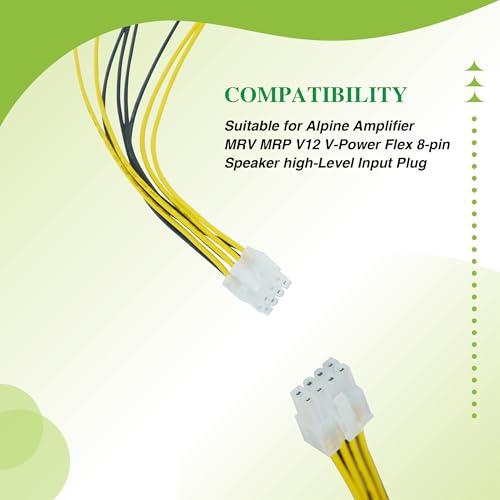Conector 8 pines para altavoz para amplificador Alpine MRV MRP V12 miniatura 4