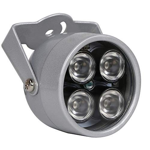 Preisvergleich Produktbild YMAO 4 LED Überwachungskamera Infrarot-Nachtsicht IR-Licht Beleuchtungslampe Scheinwerfer Scheinwerfer 90Grad für IP CCTV-CCD-Kamera für Außenbereich