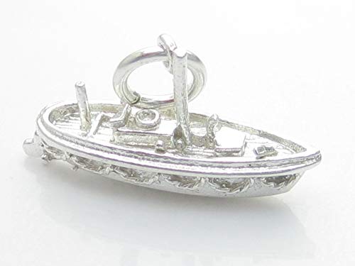 Ciondolo in argento sterling scialuppa di