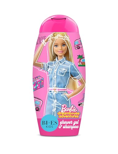 Barbie Dreamhouse 2-in-1 Shower Gel and Shampoo for Kids, 250 ml