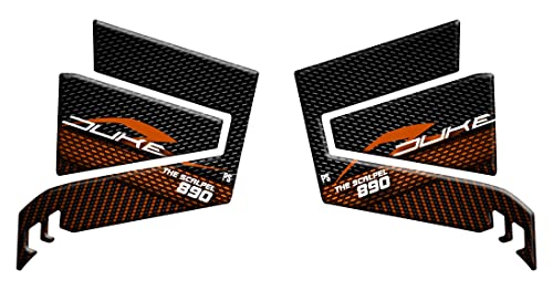 Adhésif résine protection réservoir 3D anti-rayures pour moto KTM Duke 890 Racing