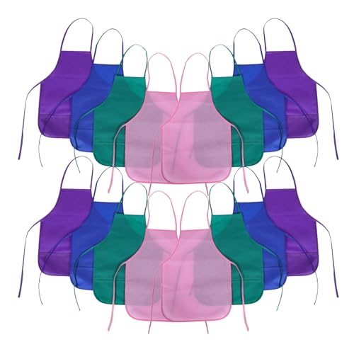 Tablier imperméable enfant contre les taches de peinture pour activités créatives