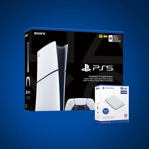 Sony, PlayStation 5 Édition Numérique, PS5 avec 1 Manette Sans Fil ...