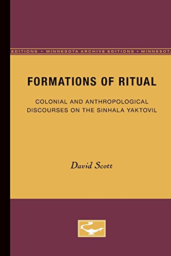Formations of Ritual: Colonial and Anthropologi... 0816622566 Book Cover