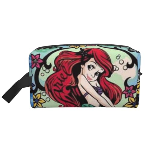 アリエル (2) 化粧ポーチ トイレタリーバッグ トラベルバッグ 軽量 ミニポーチ おしゃれで かわいい 化粧品収納袋 人気 アニメ ユニセックス 男女兼用