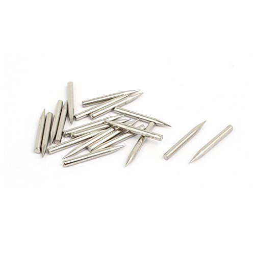 Aexit 1.4mm x Fastener 14mm Carbon Steel Non-Head Siding Wall Cement Nail 20pcs Model:68as202qo187