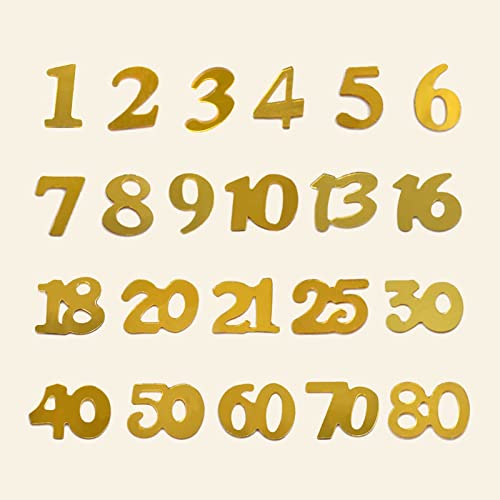 Coriandoli Compleanno in Oro 15g, 60 Anni