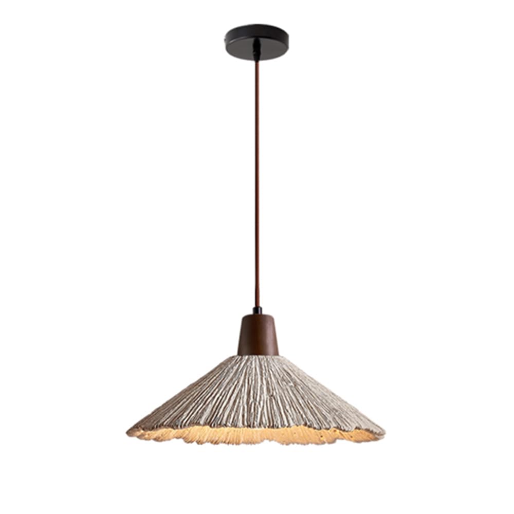 RSZCSMO Medieval LED Bedroom Bedside Chandelier Japanese Retro Living Room Dining Room Micro Cement Chandelier, Suitable for Study Bar Hotel, Lighting Fixture.