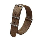 MAMA'S PEARL Cinturino for orologio in nylon 18mm 20mm 22mm Cinturino for orologio impermeabile Cinturino sportivo for cinturino casual Sostituisci(C20,22MM)
