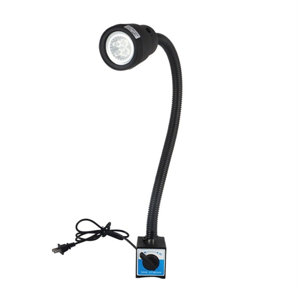 Lampa robocza LED, przeciwwybuchowa lampa warsztatowa, elastyczna regulowana 360 stopni lampa robocza z łabędzią szyjką, magnetyczna lampa robocza, do oświetlenia przemysłowego (przełącznik magnesu