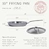 Made In Cookware - 10-Inch Stainless Steel Frying Pan With Lid - 5 Ply Stainless Clad - Professional Cookware - Crafted in Italy - Induction Compatible #2