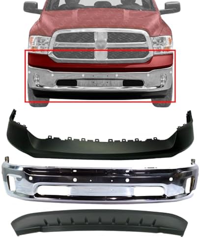 Front Bumper Chrome With Parking Aid - Product View
