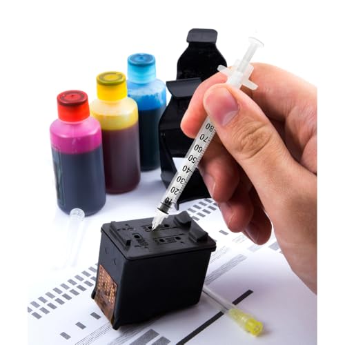 Image of 100 PCS 23 Ga 1 inch Lab, Dispensing Liquids, Individually Packaged | 23g 1 inch Luer Lock Accessories, Disposable Lab Utensils,Refilling inks
