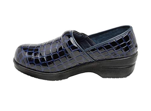 Image of CUSHIONAIRE Women's Claire Slip-On Clog, Vegan Leather, Memory Foam, Lightweight Comfort Clog with 1.5-Inch Heel