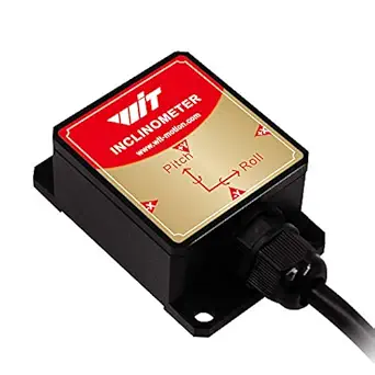 [Military-Grade Accelerometer+Inclinometer] HWT905-RS485 MPU9250 9-axis Gyroscope+Angle(XY 0.05 Accuracy)+Digital Compass with Kalman Filtering, Temperature&Magnetometer Compensation, IP67 Waterproof